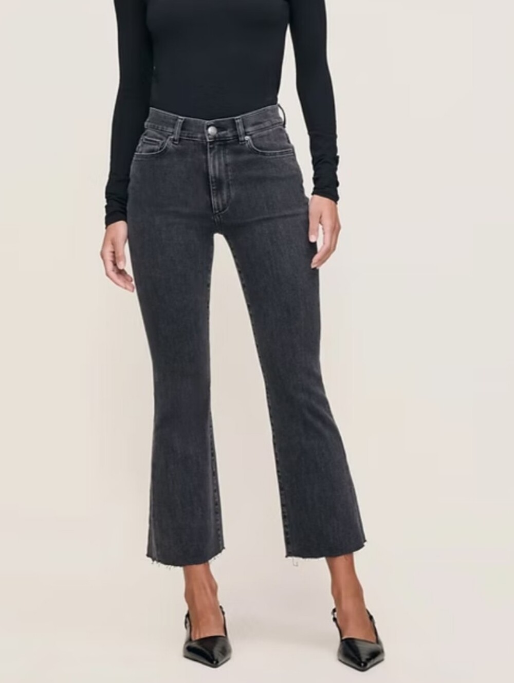 DL1961 Bridget Bootcut High Rise Instasculpt Crop Women's Jeans Nightshade sz 29